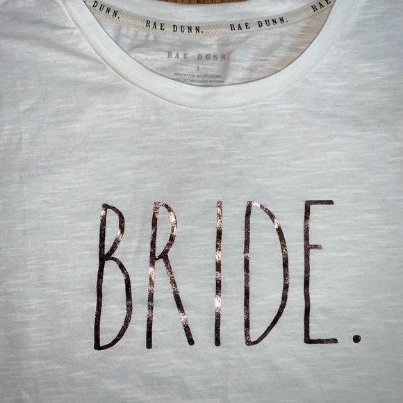 NWT Rae Dunn Bride and Wifey T-Shirt Bundle, Small - Picture 3 of 11